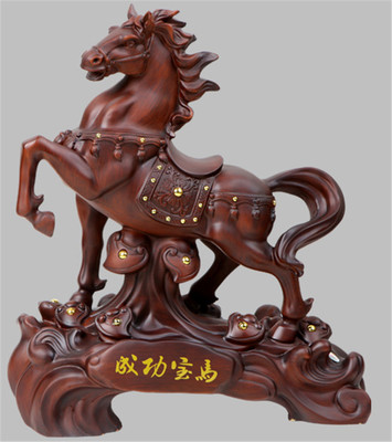 【木紋樹脂工藝品擺件批發(fā) 成功寶馬家居裝飾品工藝 創(chuàng)意木雕禮品】價格,廠家,圖片,塑料、樹脂工藝品,深圳市如一精品制造-