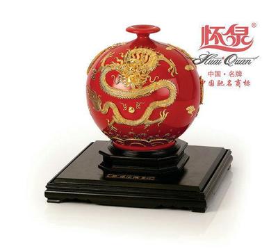 生產廠家 31CM天地方圓三龍 德化陶工藝品 精美陶瓷擺