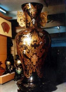 西漢云靈圖-2M雙耳大脫瓶--t脫胎漆器_禮品.工藝品.飾品_世界工廠網中國產品信息庫