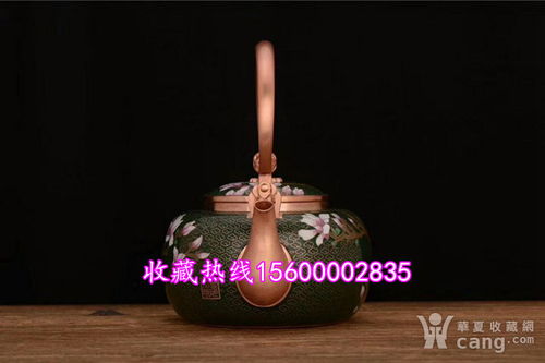 霍鐵輝大師作品 玉堂富貴 琺瑯壺景泰藍壺工藝品